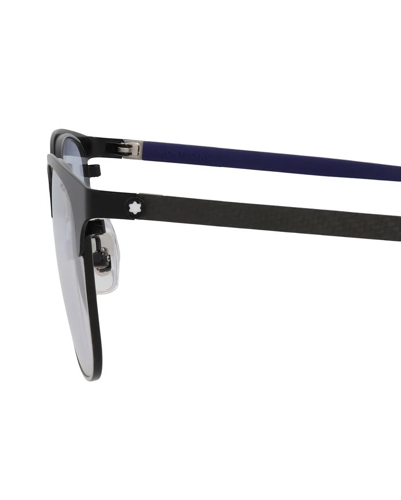 MontBlanc Square-Frame Metal Sunglasses 4