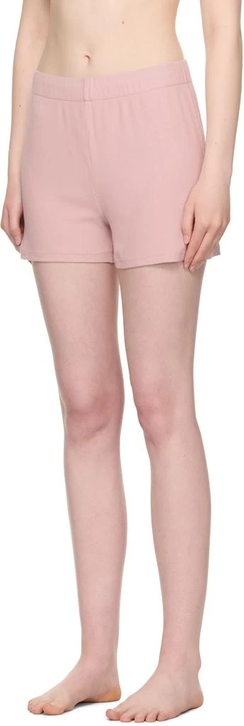 SKIMS Pink Soft Lounge Short Sleep Pyjama Set 4