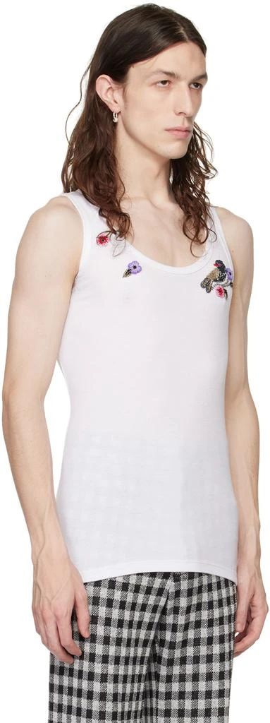 Anna Sui SSENSE Exclusive White Tank Top 4