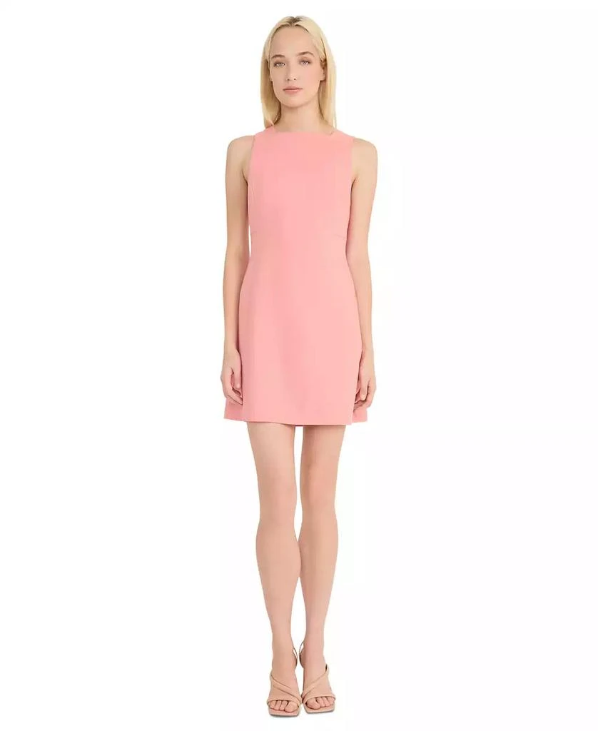Donna Morgan Women's High-Neck Sleeveless Shift Dress 1