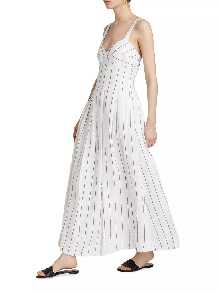 Selene Stripe Linen Maxi Dress  On Sale Now with Up to 70% Off | Discover  Exclusive Deals & Savings at BeyondStyle  Authentic Nicholas the Label  women's|contemporary|stripe|linen|sleeveless|maxi|a-line|dresses|Women's|v-neck|women's  apparel with ...