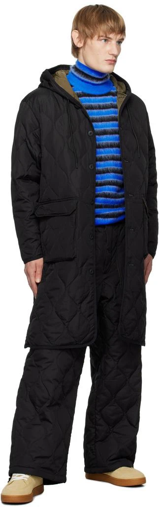 Taion Black Military Hood Long Down Coat 4