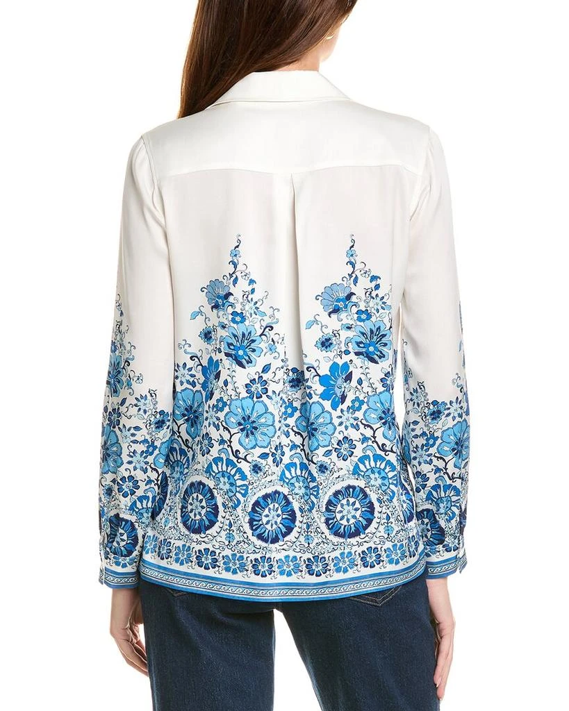 Tahari Cascade Garden Silk-Blend Shirt 2