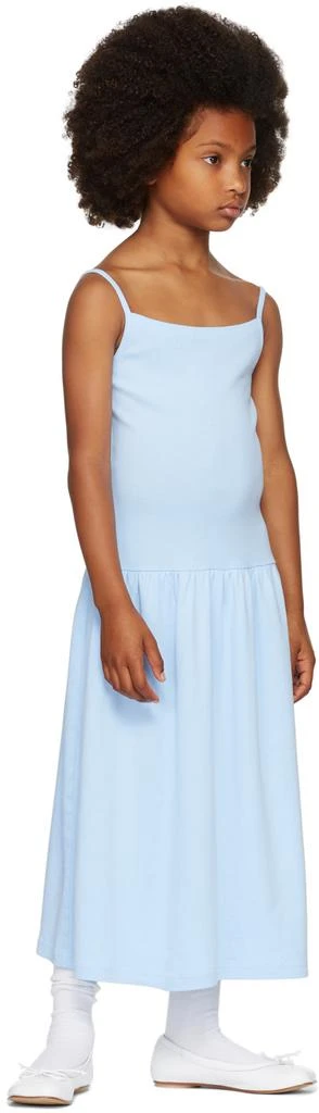 Gil Rodriguez Kids Blue LaPointe Dropwaist Midi Dress 4