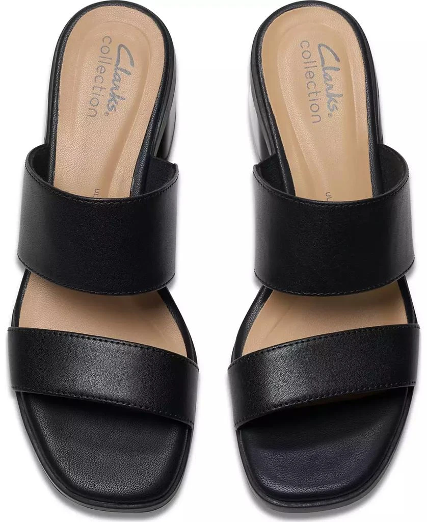 Clarks Collection Women's Jaylan Dusk Block Heel Sandals 4