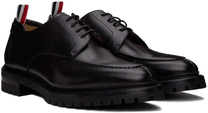 Thom Browne Black Commando Sole Apron Stitch Derbys 4