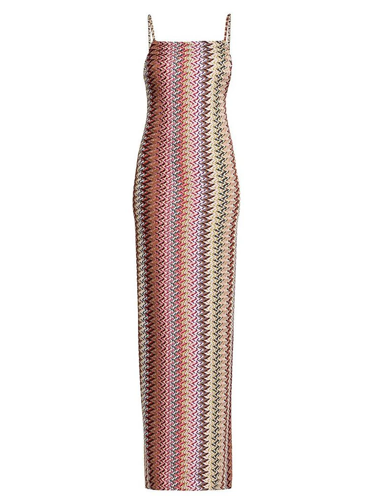 Chevron Raschel Maxi Dress  On Sale Now with Up to 60% Off | Discover  Exclusive Deals & Savings at BeyondStyle  Authentic Missoni  squareneck|open-back|premier|women-owned or  founded|Women's|floor-length|sheath|women's apparel|stripe|sleeveless ...