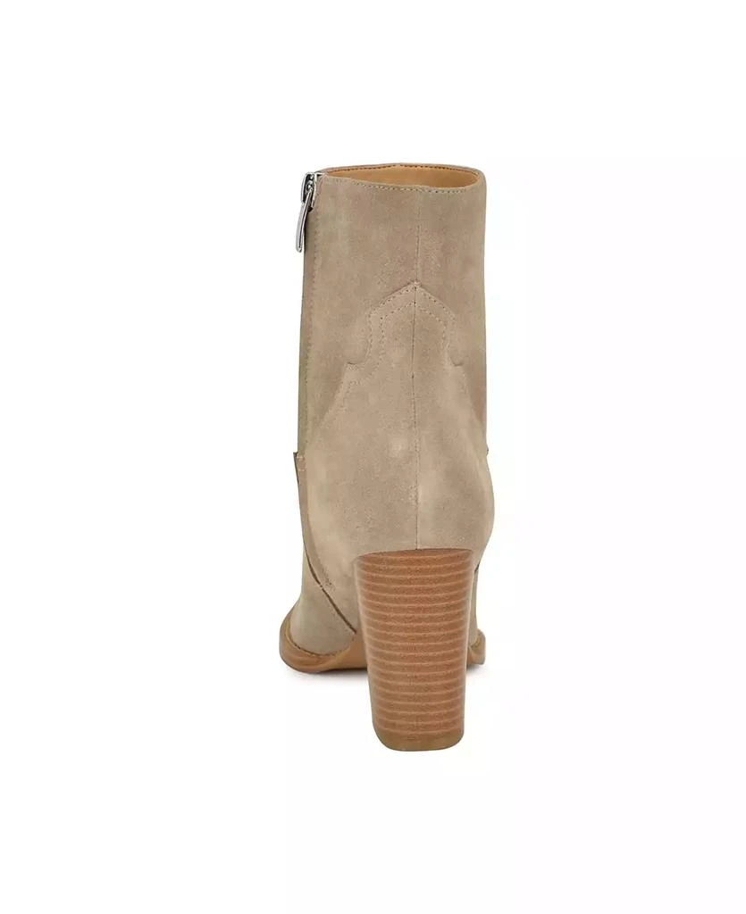 Nine West Women's Taytay Pointy Toe Block Heel Dress Booties 3