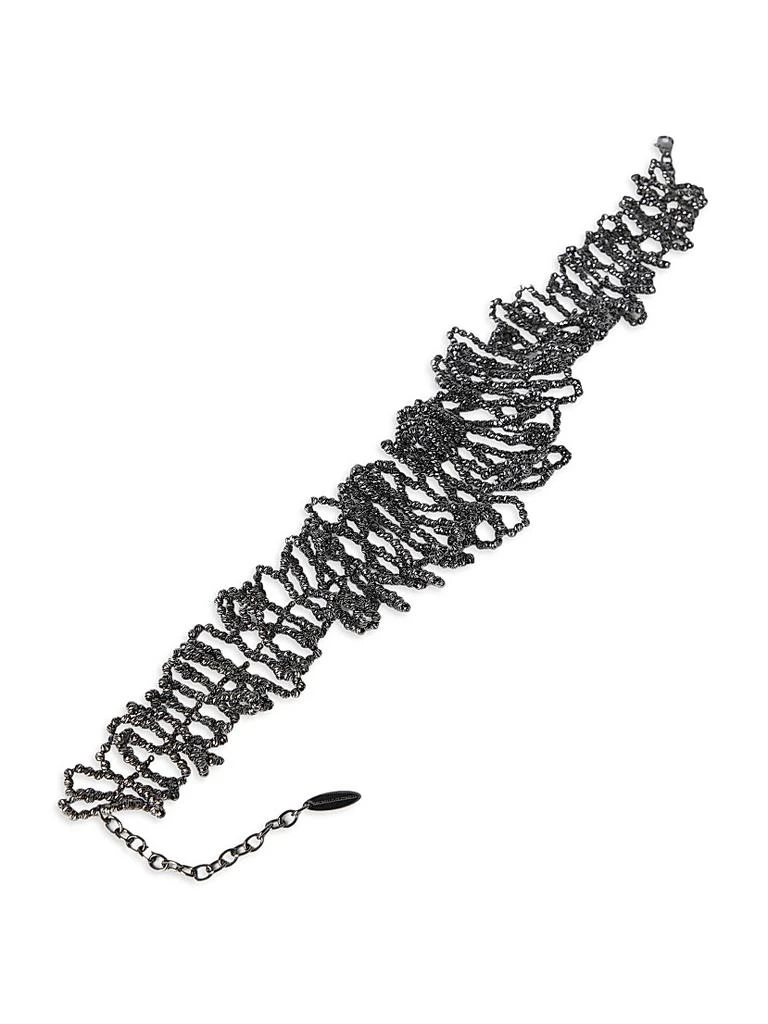 Brunello Cucinelli Sterling Silver Choker Necklace 3