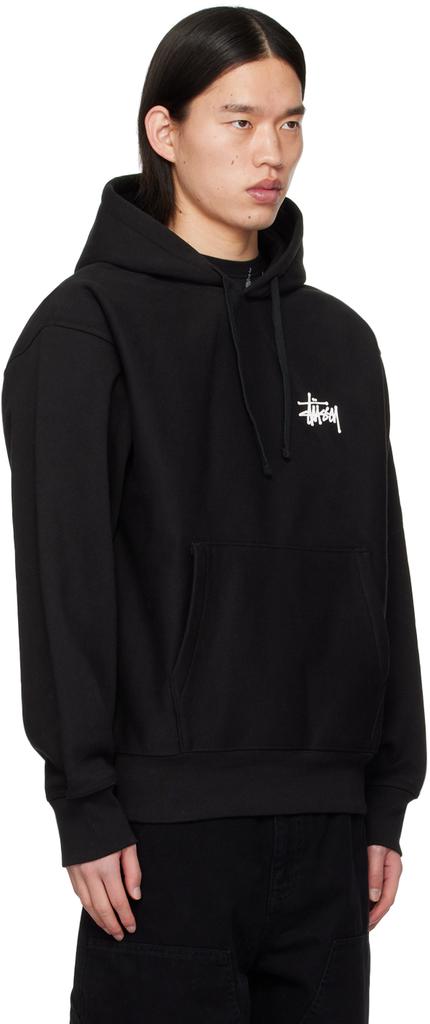 Stüssy Black Basic Hoodie