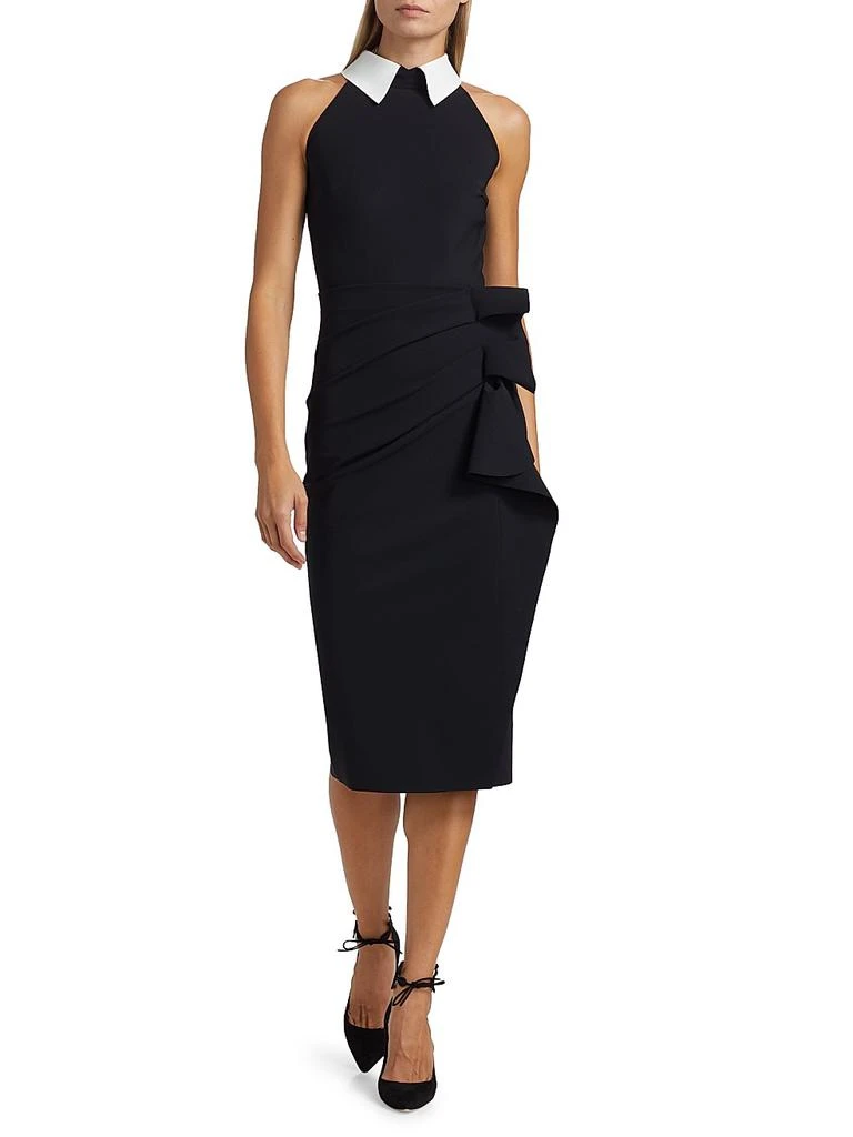 Ferflum Collared Skirt Ruffle Cocktail Dress  On Sale Now with Up to 25%  Off | Discover Exclusive Deals & Savings at BeyondStyle  Authentic Chiara  Boni women's apparel|solid|dresses|bodycon|Women's|sleeveless|collared|women's|midi-length|modern  with ...