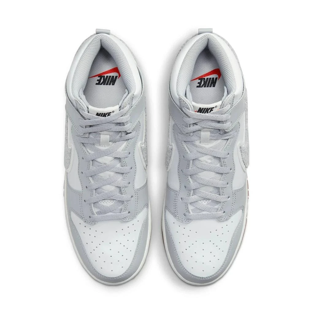 NIKE Dunk High Retro DR8805-003 Sneaker Men's Smoke Gray Leather Lifestyle Shoes 4