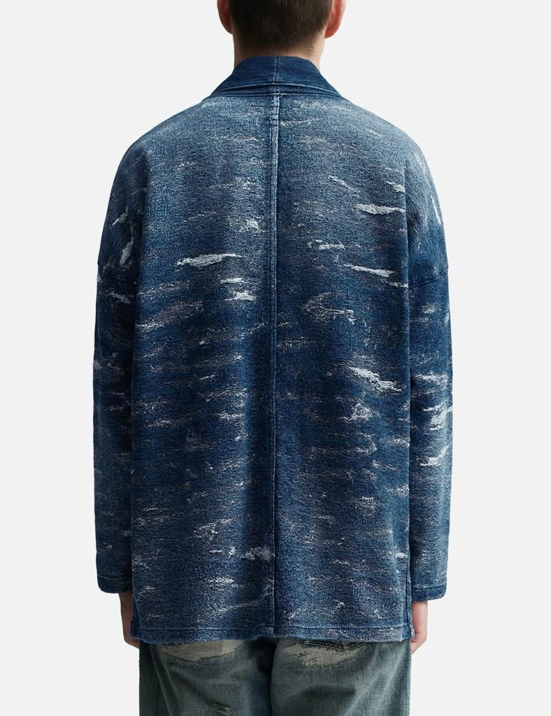 FDMTL JACQUARD DENIM HAORI 2YR WASH 4
