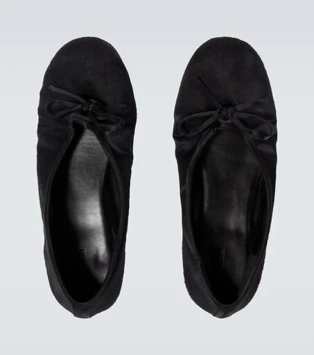 Balenciaga Leopold satin flats 4