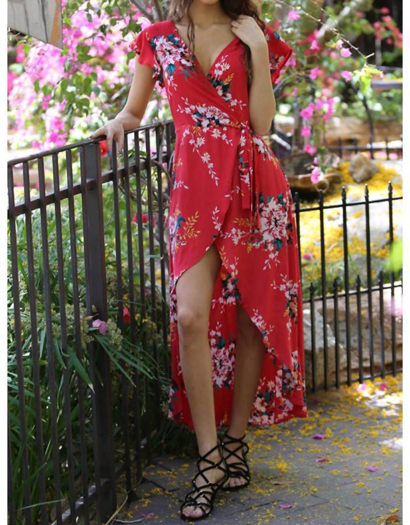 Angie Angie - Floral Walk Through Maxi Romper