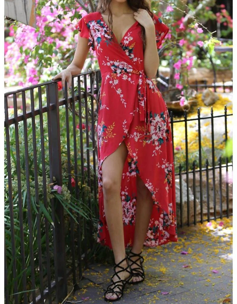 Angie Angie - Floral Walk Through Maxi Romper 2