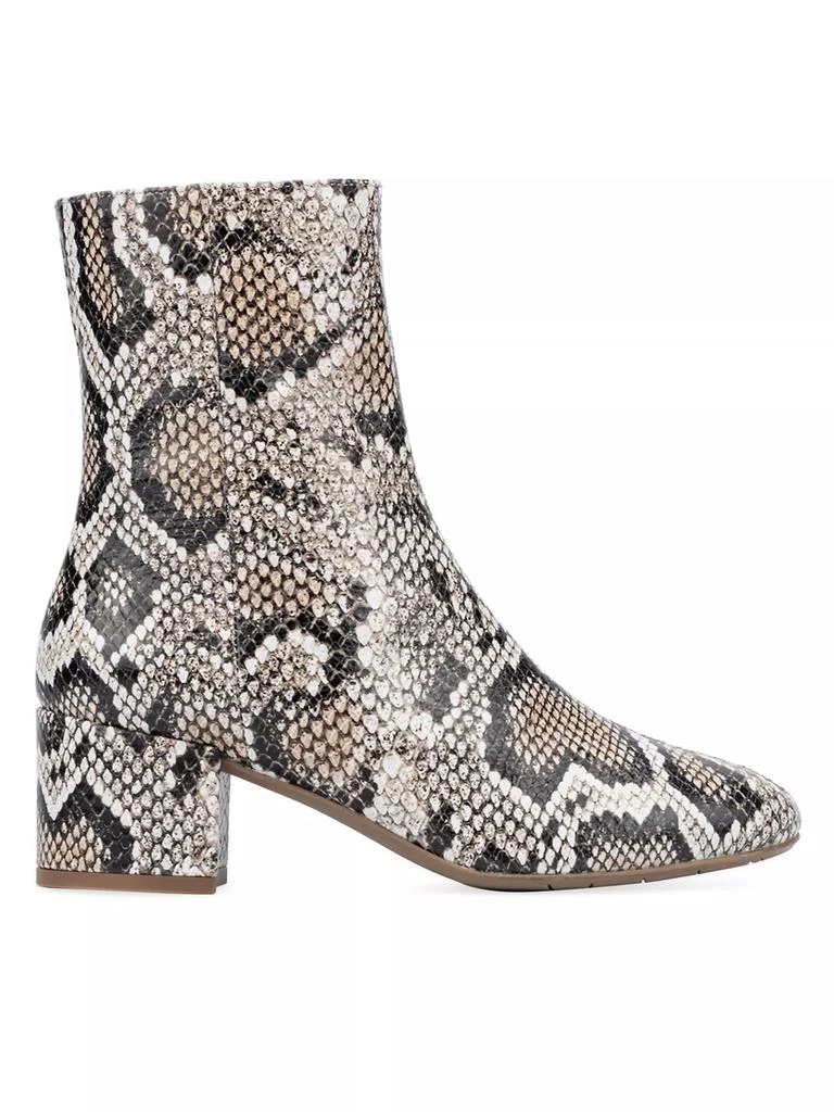 Aquatalia Leonora 53MM Snake-Embossed Leather Boots 1