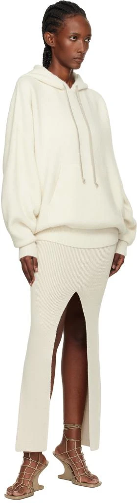 Rick Owens Off-White Concordians Sliced Midi Skirt 4