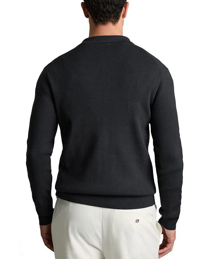 REISS Saint Long Sleeve Fine Rib Button Up Cardigan 3