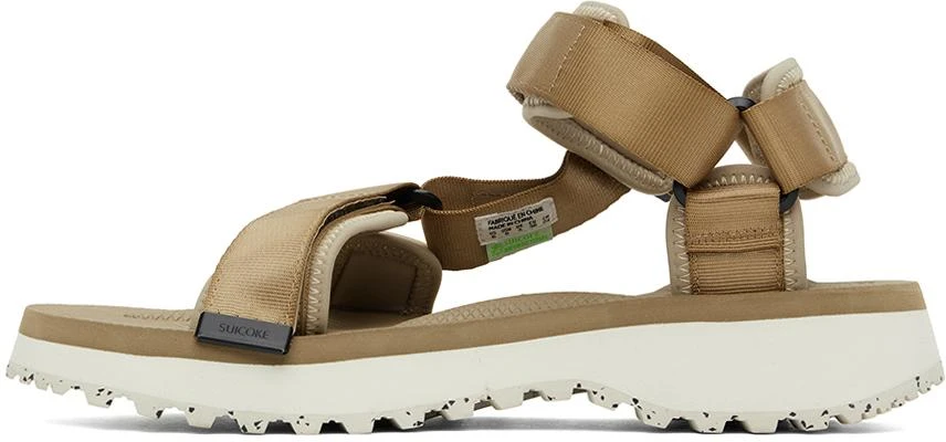 Suicoke Beige DEPA-2TRab Sandals 3