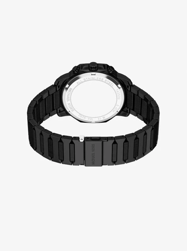 Michael Kors Oversized Prescott Black-Tone Watch 4