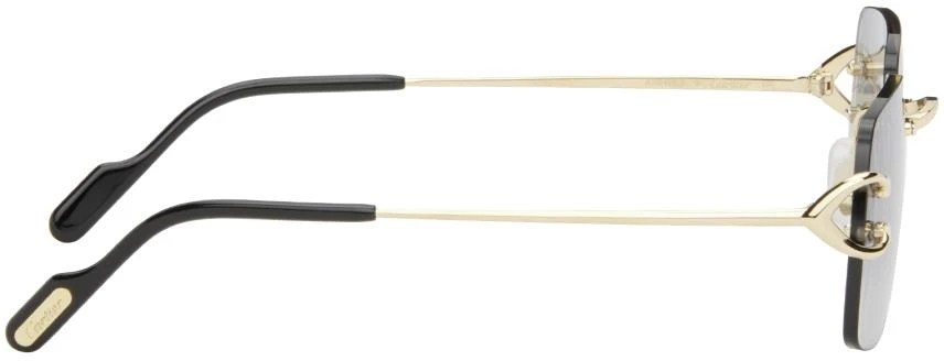 Cartier Gold Rimless Sunglasses 2