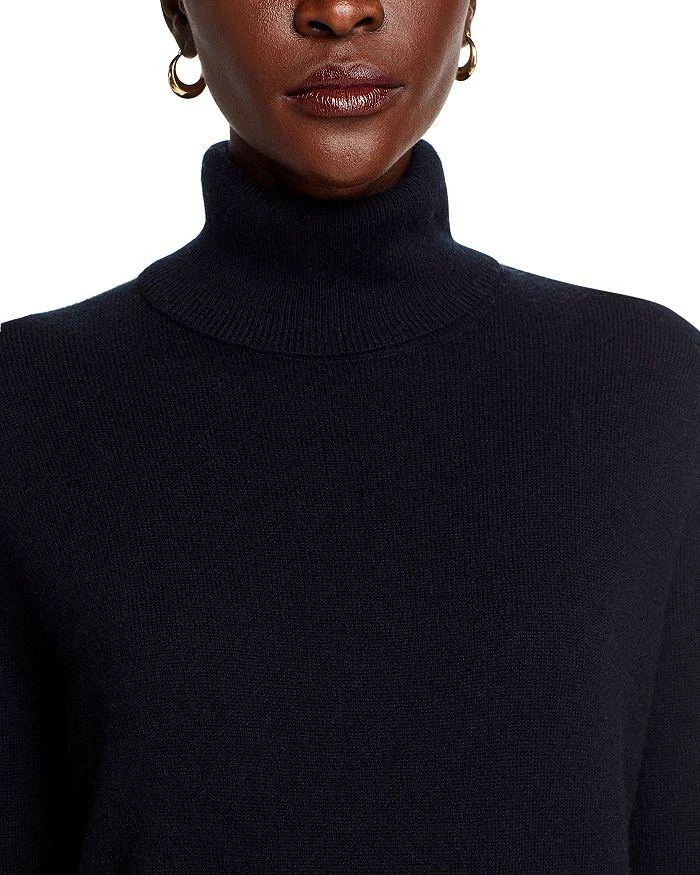 AQUA Athletic Stripe Turtleneck Sweater - Exclusive 6
