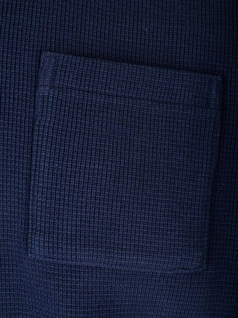 Thom Browne Thom Browne Textured Short-Sleeved Polo Shirt 4