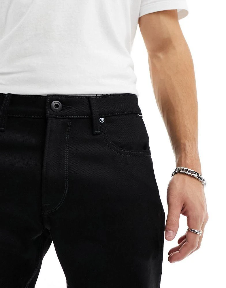 G-Star G-Star mosa straight fit jeans in black denim 4