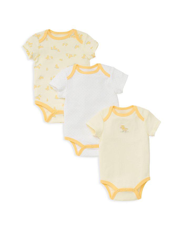 Little Me Unisex Little Ducks Bodysuit, 3 Pack - Baby