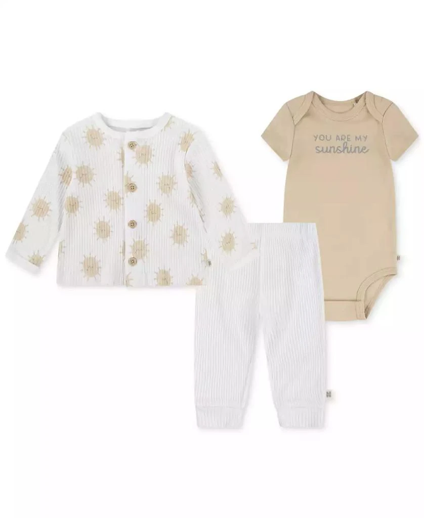Huggies Baby Turn Me Around Cotton Jacket, Bodysuit & Pants, 3-Piece Set 1