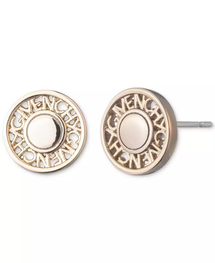 Givenchy Silver-Tone Pavé Nugget Stud Earrings - Fashion