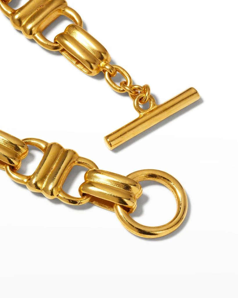 BEN-AMUN Gold Chain Toggle Necklace, 16.5"L 4