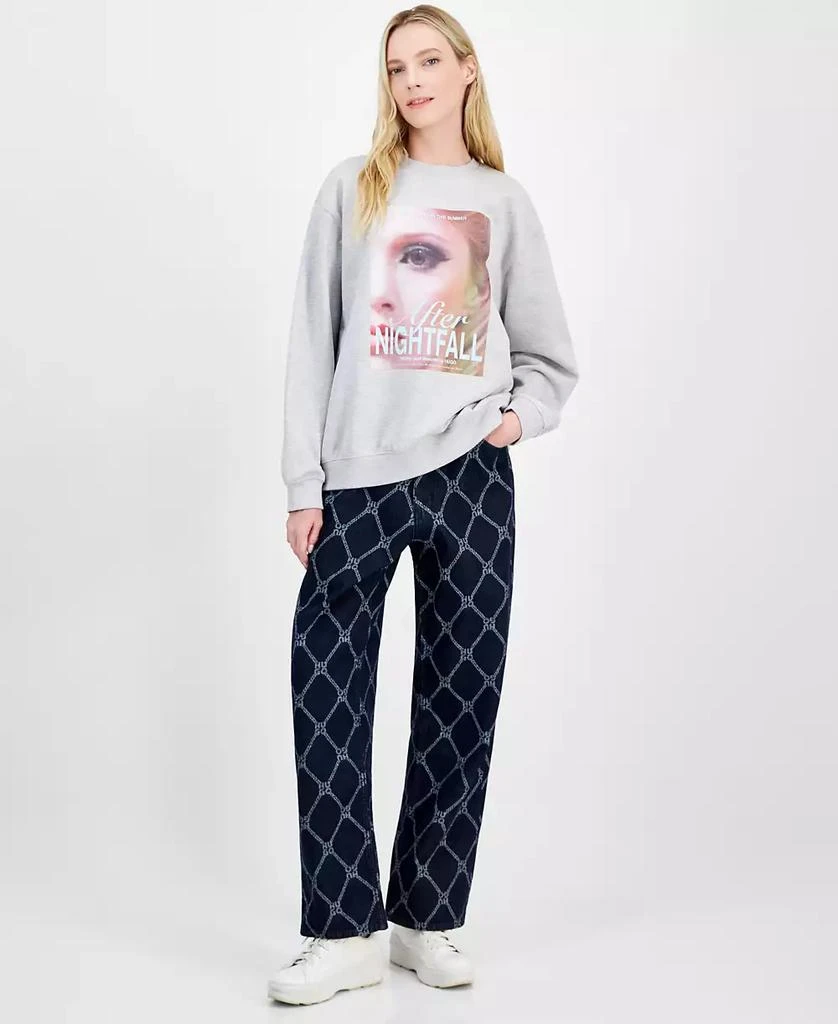 Hugo Boss Women's After Nightfall Cotton Sweatshirt 2