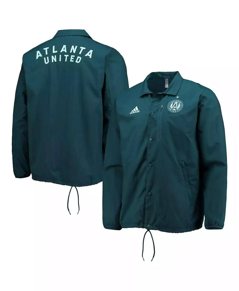 Adidas Men's Green Atlanta United FC Anthem Full-Snap Jacket 1