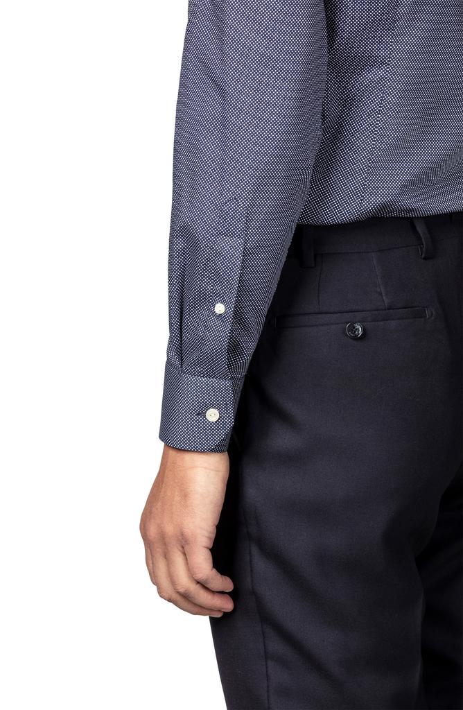 Eton Contemporary Fit Signature Polka Dot Dress Shirt