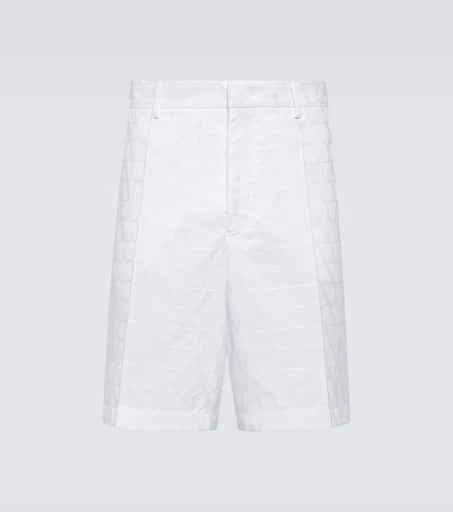Valentino Jacquard cotton poplin shorts 1