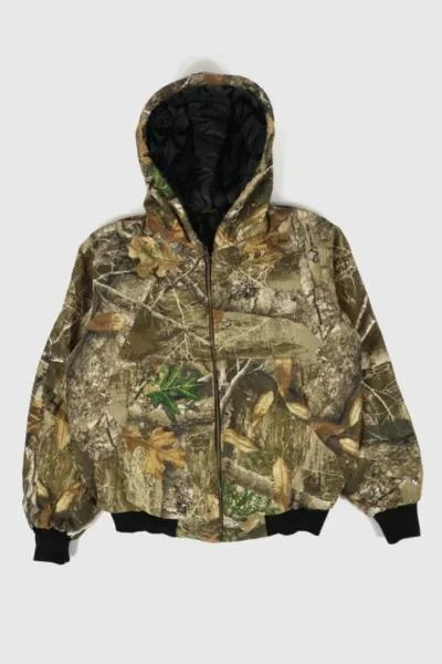 Urban Outfitters Reworked Camo Hooded Jacket 1