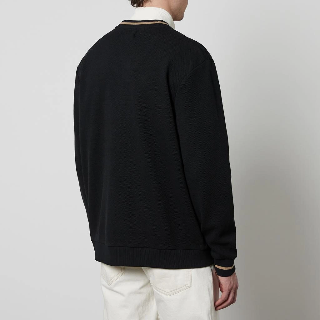 Fred Perry Fred Perry Contrast-Tipped Cotton-Piqué Cardigan 2
