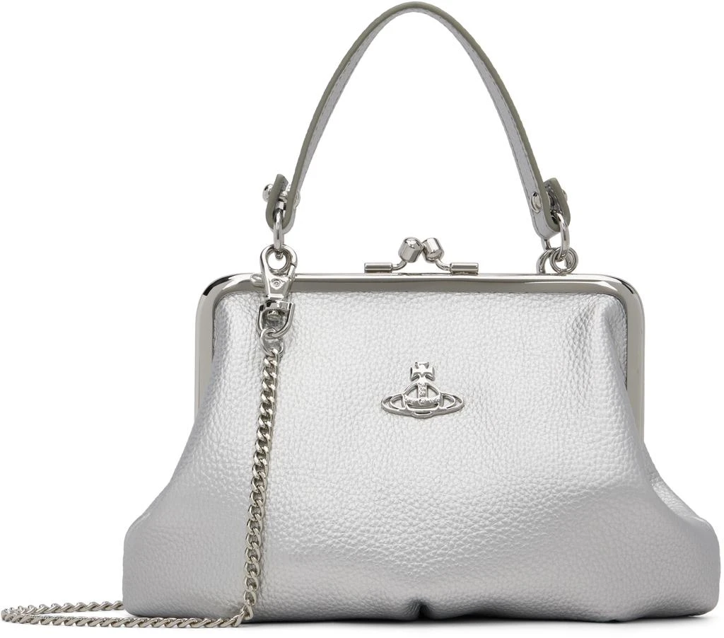 Vivienne Westwood Silver Granny Frame Bag