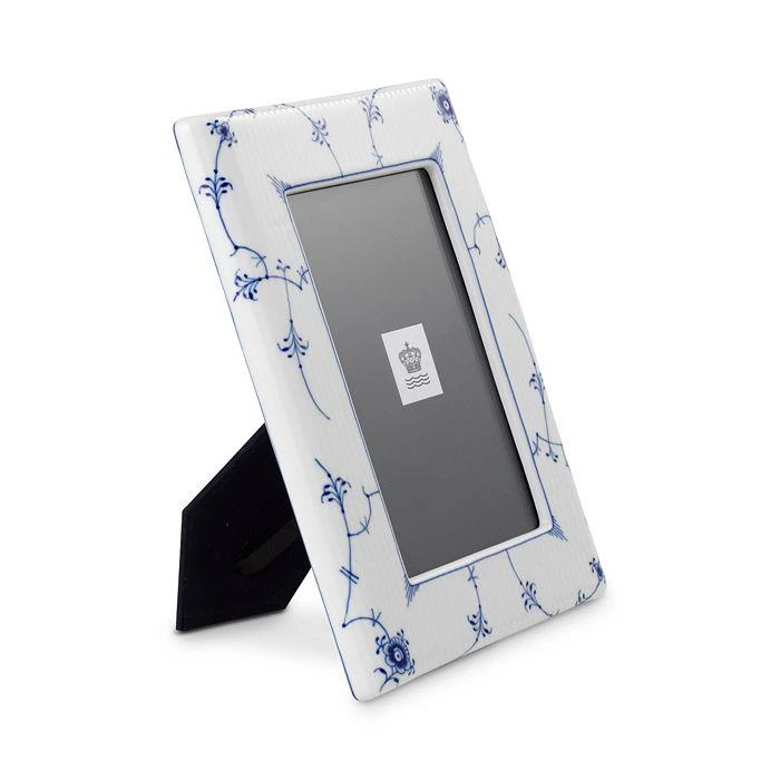 ROYAL COPENHAGEN Blue Fluted Plain Picture Frame, 4" x 6" 2