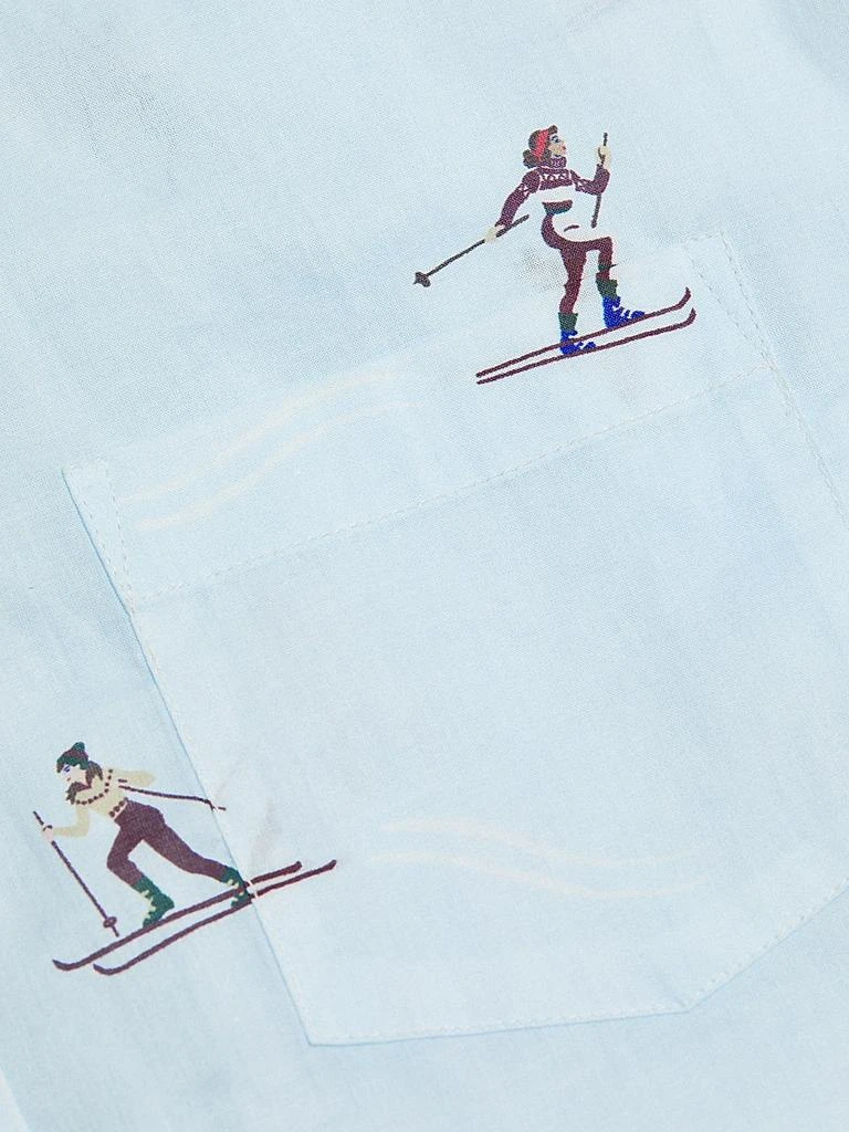 Pour Les Femmes Cross Country Skiers Long-Sleeve Pajamas 7