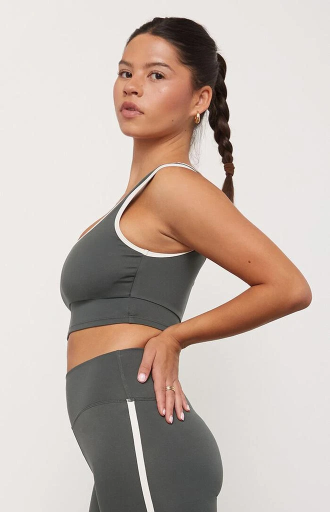 PAC 1980 PAC WHISPER Active Logan Contrast Trim Sports Bra 3