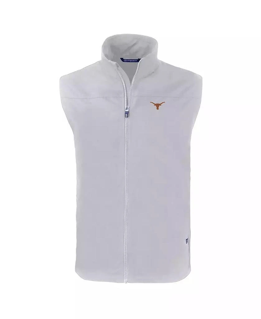 Cutter & Buck Men's Gray Texas Longhorns Charter Eco Full-Zip Vest 2