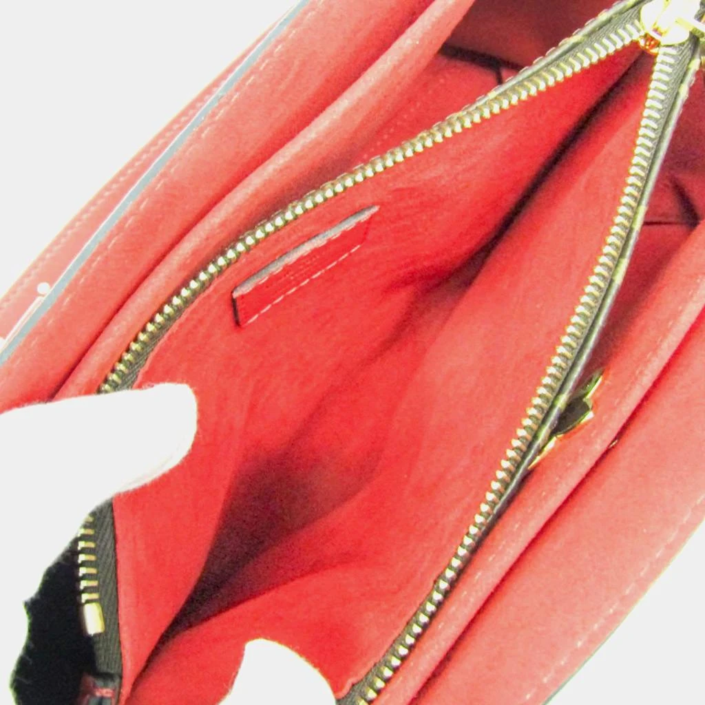 Louis Vuitton Louis Vuitton Brown/Red Monogram Canvas Flower Tote Bag 9
