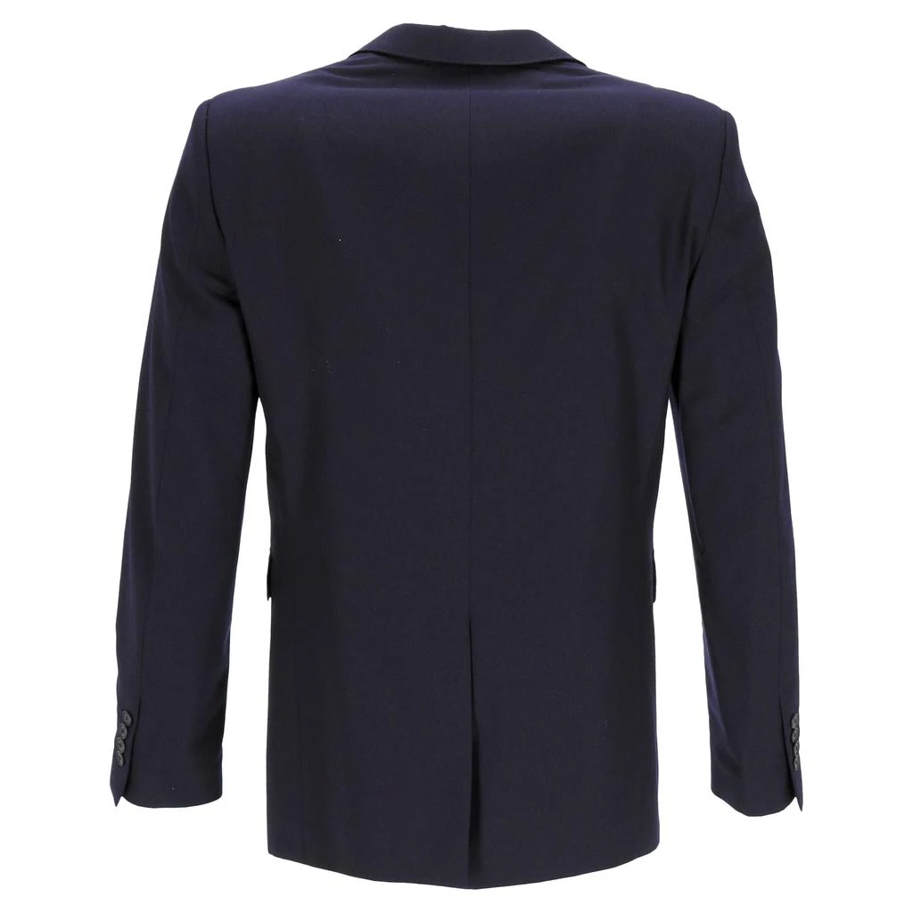 Burberry London Single-Breasted Suit and Pants Set in Navy Blue Wool 6