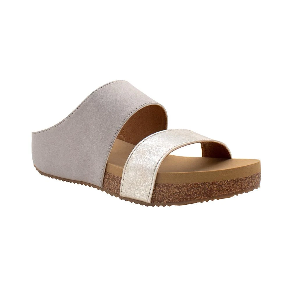 VOLATILE Campfire Metallic Slide Sandals 2