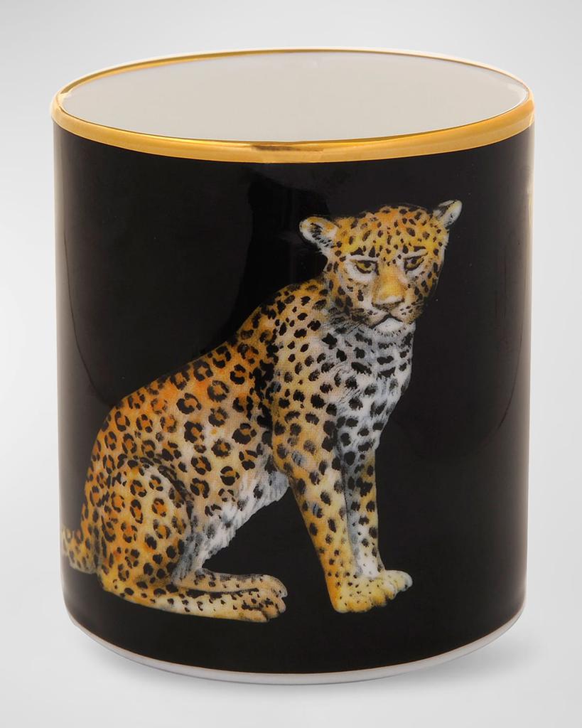 Halcyon Days Leopard Pen Pot