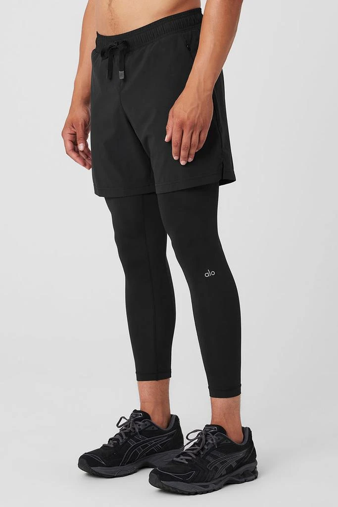 Alo Stability 2-In-1 Pant - Black/Black 3