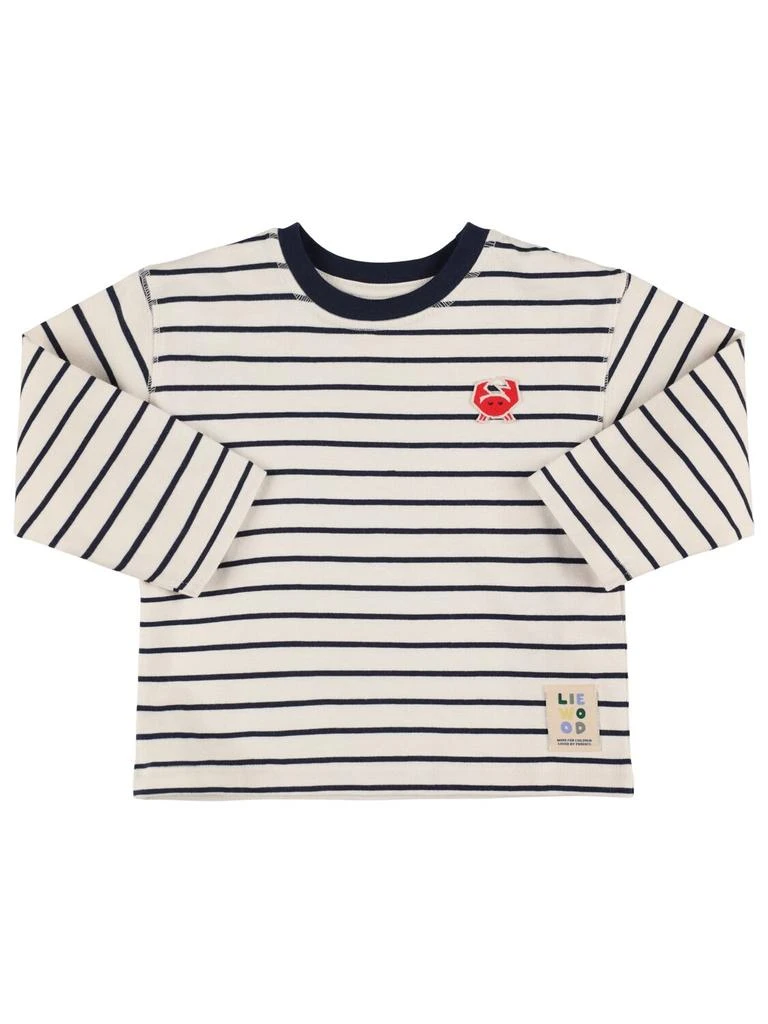 Liewood Striped Cotton Long Sleeved T-shirt 1